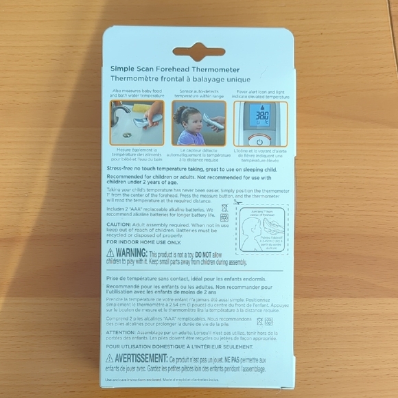 NEW Safety 1st Forehead Thermometer - Picture 2 of 5